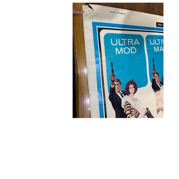 Vintage 1966 Arabesque Movie Poster Gregory Peca Sophia Loren Universal Studios - Picture 5 of 8